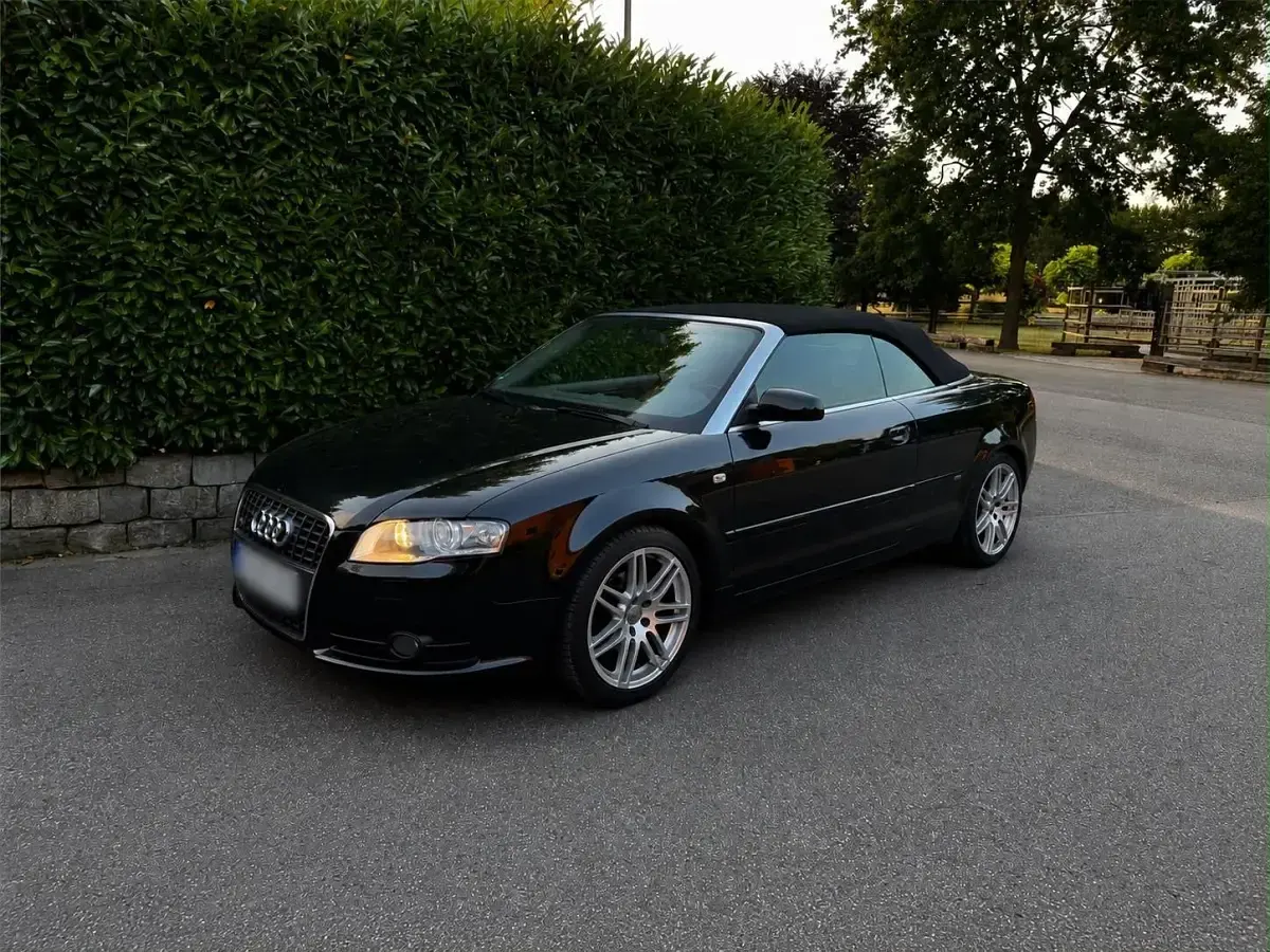 Gebraucht Audi A4 Cabriolet S-Line 140 PS (102 kW) 2008 Schwarz Cabrio