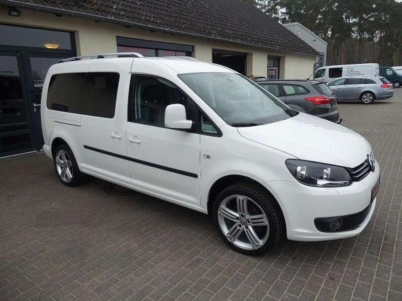 Gebraucht VW Caddy Maxi Highline 105 PS (77 kW) 2012 Weiß Van / Kleinbus
