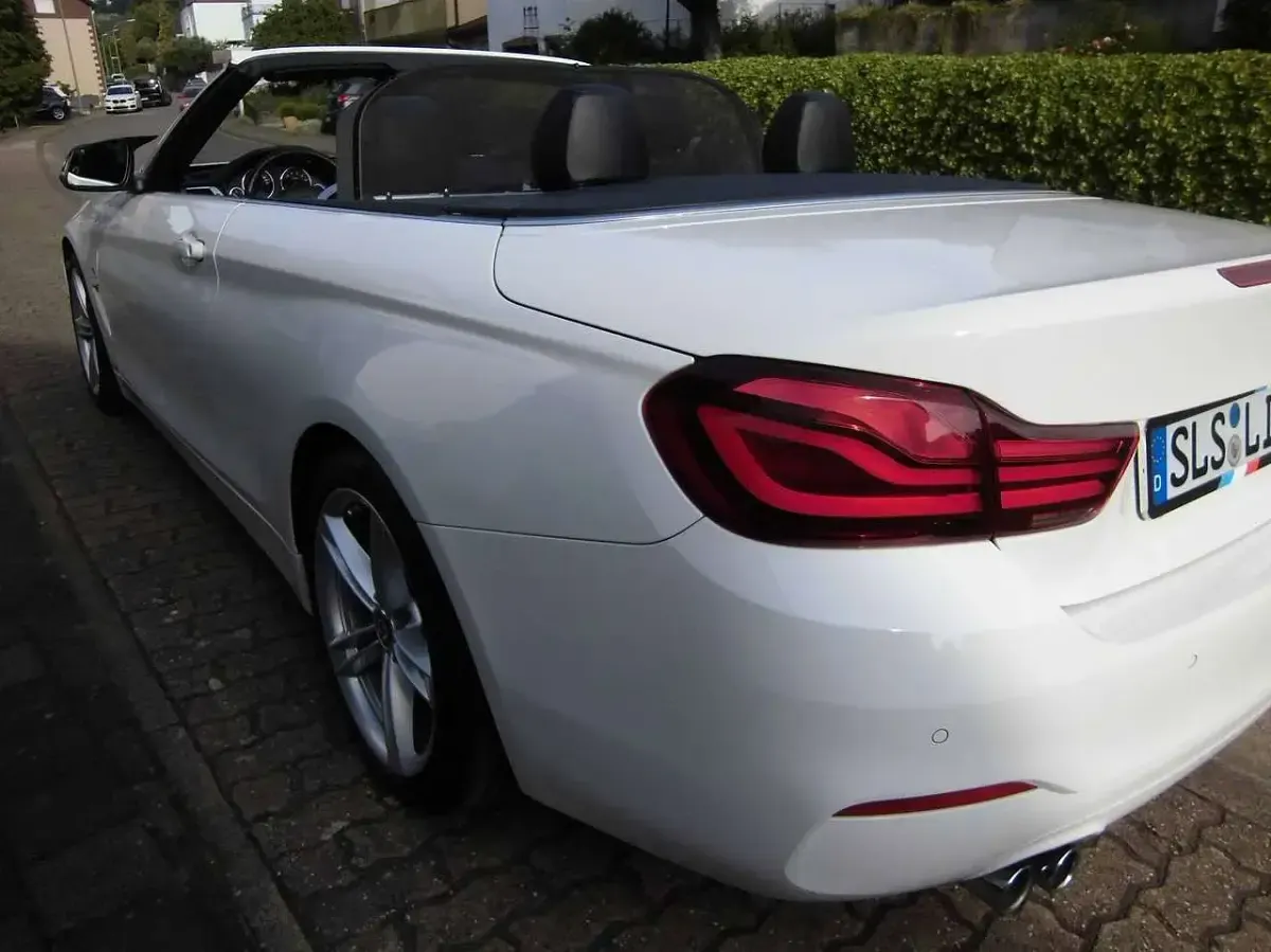 Gebraucht BMW 420 Cabriolet Sport Line 184 PS (135 kW) 2019 Weiß Cabrio
