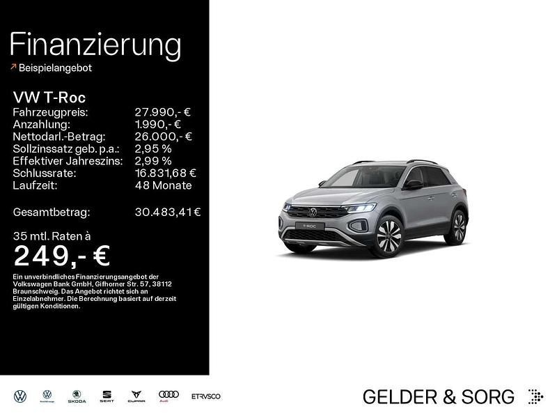 Gebraucht VW T-Roc Goal 150 PS (110 kW) 2024 Pyritsilber metallic SUV