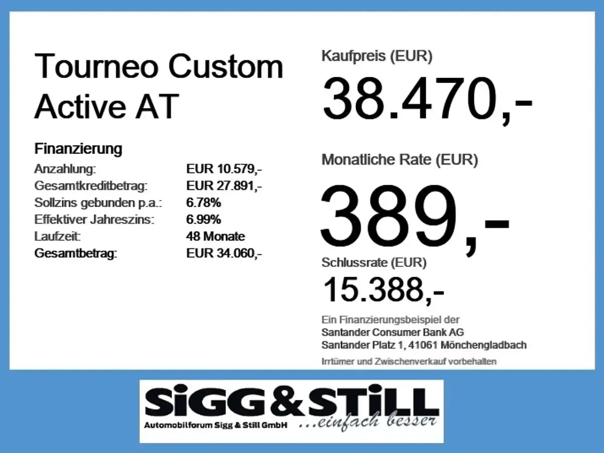 Gebraucht Ford Tourneo Active 185 PS (136 kW) 2021 Frostweiß Van / Kleinbus