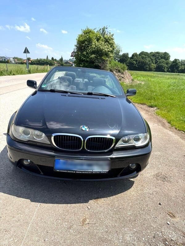 Schwarz Gebraucht 2006 BMW 320 Cabriolet Cabrio | 7.750 € (Guter Preis) - Bild 1/4