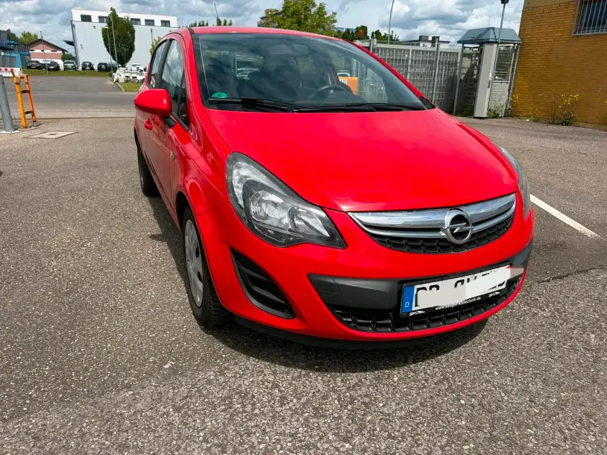 Gebraucht Opel Corsa 90 PS (66 kW) 2014 Rot Kleinwagen