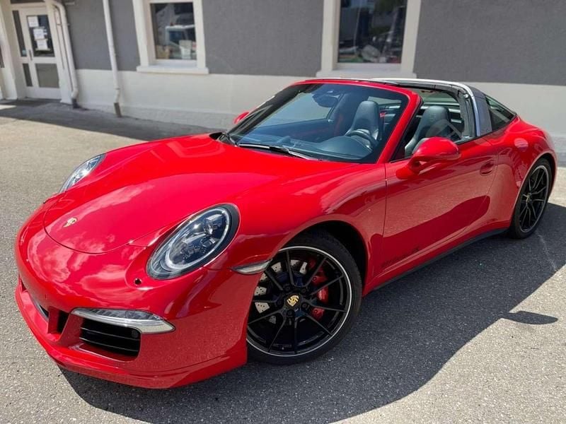 Indischrot Gebraucht 2015 Porsche 911 Targa 4S Cabrio | 90.000 € - Bild 1/4