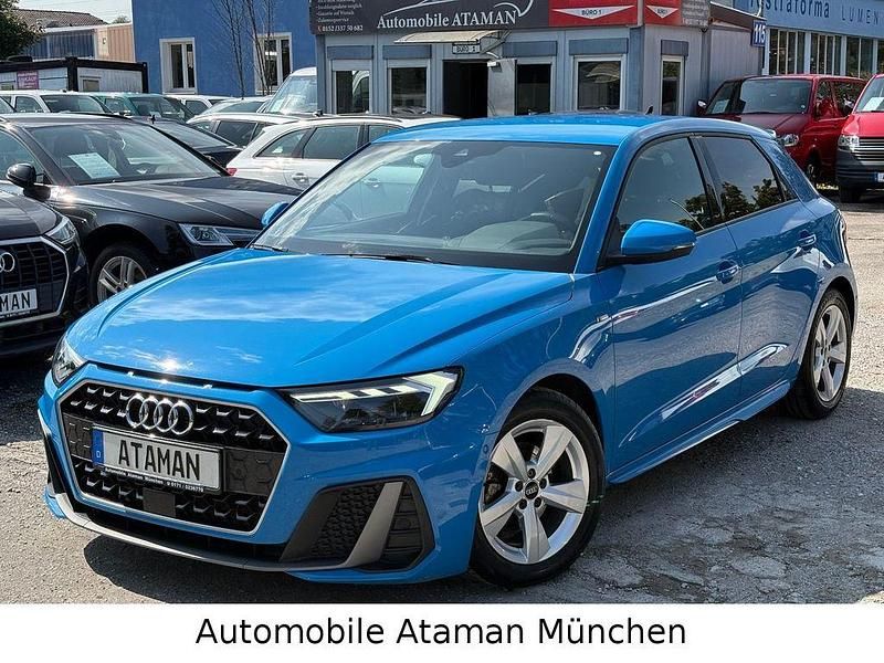 Blau Gebraucht 2021 Audi A1 Sportback S-Line Kleinwagen | 17.990 € (Fairer Preis) - Bild 1/4
