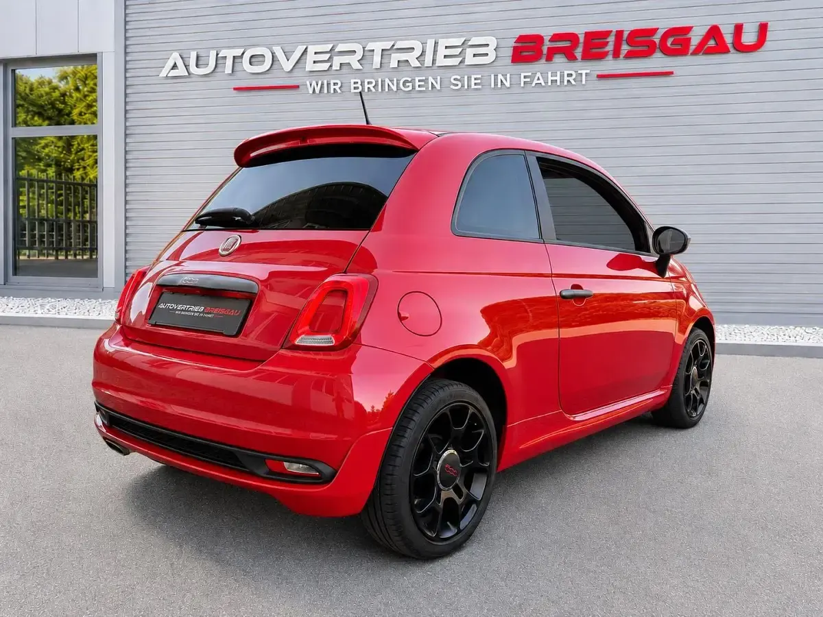 Gebraucht Fiat 500S Sport 69 PS (50 kW) 2018 Rot Kleinwagen