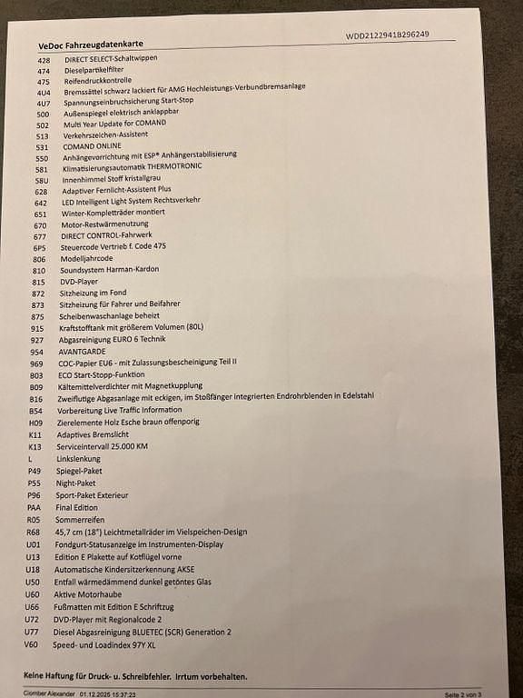 Grau Gebraucht 2015 Mercedes E350 Avantgarde Limousine | 19.950 € (Guter Preis) - Bild 1/4