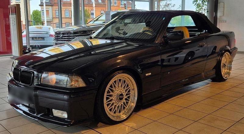 Schwarz Gebraucht 1997 BMW 328 Cabriolet M Sport Cabrio | 16.500 € - Bild 1/4