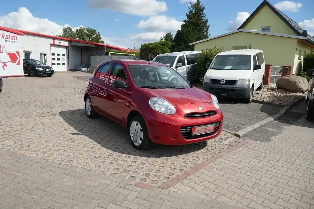 Gebraucht Nissan Micra 80 PS (58 kW) 2011 Rot Kleinwagen