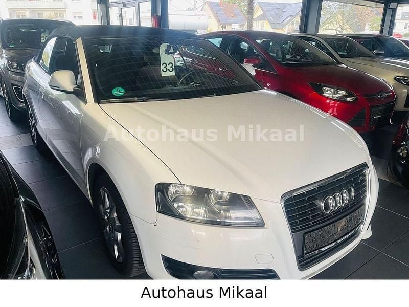 Weiß Gebraucht 2009 Audi A3 Cabriolet Attraction Cabrio | 5.999 € (Guter Preis) - Bild 1/4
