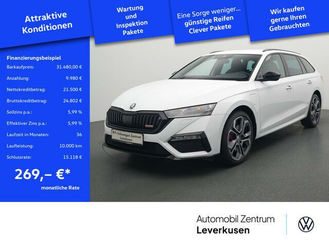 Weiss / moonweiß perleffekt met. Gebraucht 2023 Skoda Octavia Kombi | 31.480 € (Fairer Preis) - Bild 1/2