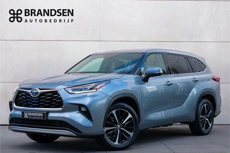 Blau Gebraucht 2021 Toyota Highlander Premium SUV | 40.519 € (Etwas zu teuer) - Bild 1/4