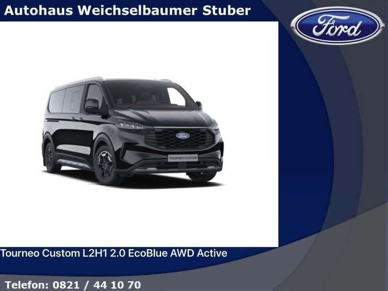 Schwarz Neu 2025 Ford Tourneo Custom Active Van / Kleinbus | 62.900 € (Etwas zu teuer) - Bild 1/4