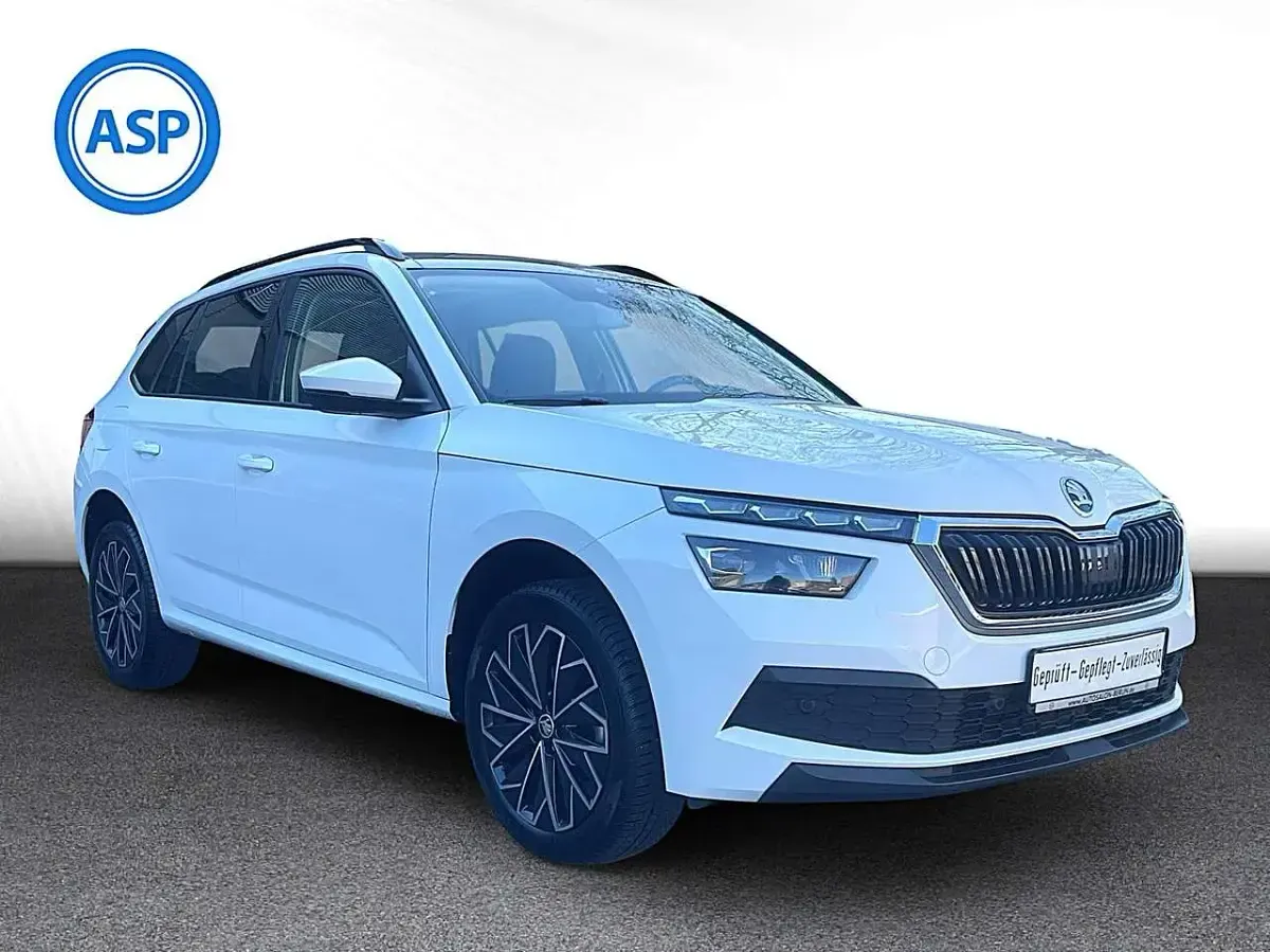 Gebraucht Skoda Kamiq Style 116 PS (85 kW) 2020 Weiß (moonweiss metallic) SUV