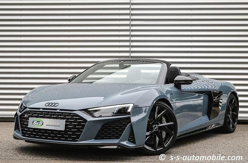 Kemoragrau metallic Gebraucht 2022 Audi R8 Spyder Performance Cabrio | 158.900 € (Guter Preis) - Bild 1/4