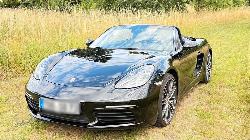 Schwarz Gebraucht 2017 Porsche 718 Boxster Cabrio | 52.200 € - Bild 1/4