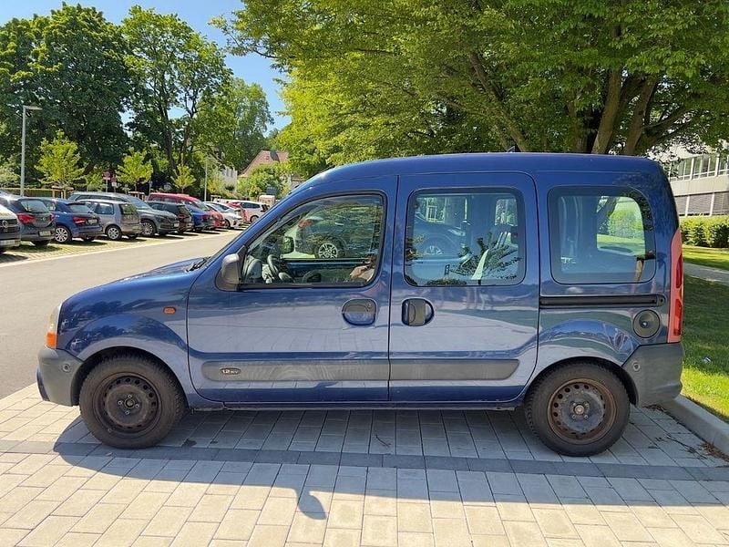 Gebraucht Renault Kangoo 75 PS (55 kW) 2002 Blau Van / Kleinbus