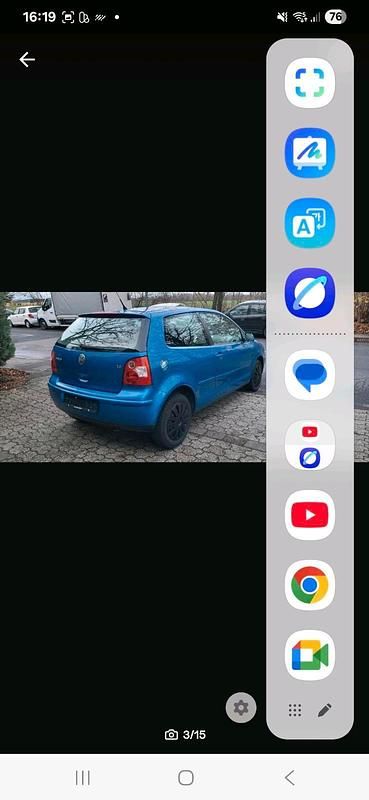 Gebraucht VW Polo 80 PS (58 kW) 2004 Blau Kleinwagen