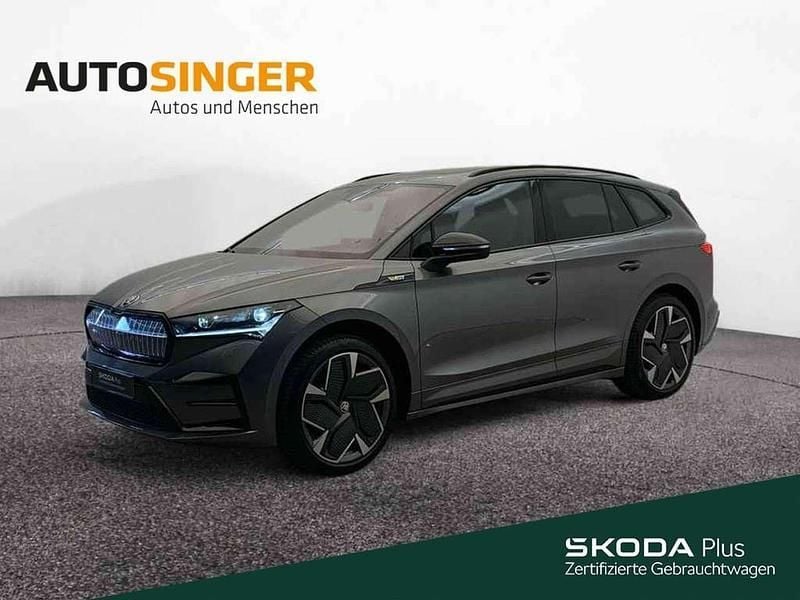 Graphitegrau metallic Gebraucht 2025 Skoda Enyaq iV RS SUV | 49.890 € (Guter Preis) - Bild 1/4