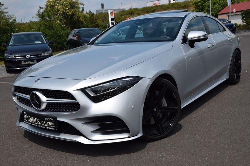 Silber Gebraucht 2018 Mercedes CLS300 AMG line Limousine | 37.444 € (Guter Preis) - Bild 1/4