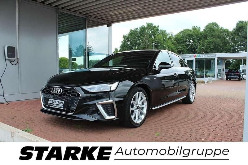 Schwarz Gebraucht 2022 Audi A4 S-Line Limousine | 25.950 € (Fairer Preis) - Bild 1/4