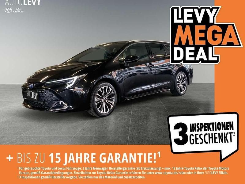 Mysticschwarz mica Gebraucht 2024 Toyota Corolla Basis Kombi | 28.890 € (Fairer Preis) - Bild 1/4