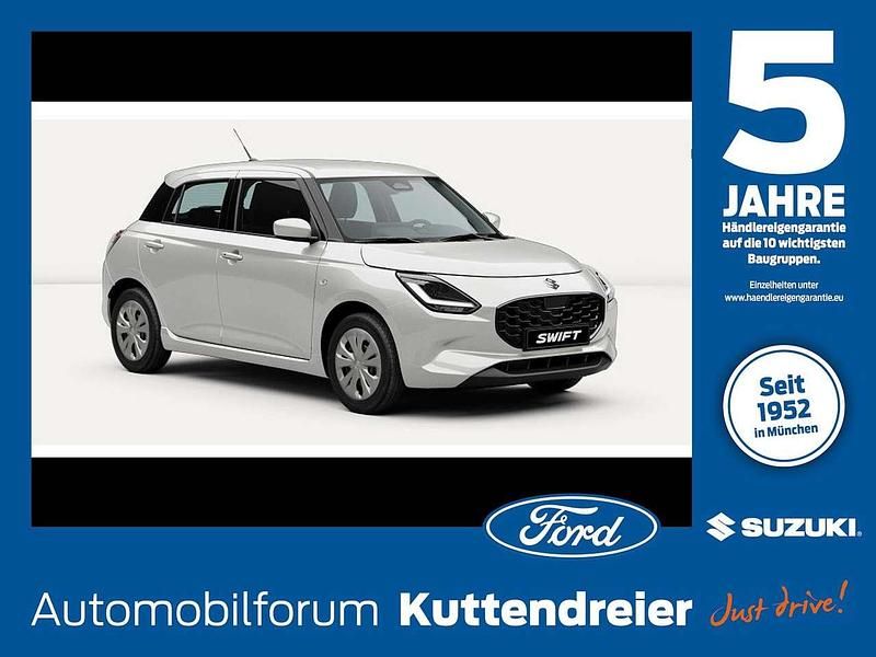 Pure white pearl metallic Neu 2025 Suzuki Swift Club Kleinwagen | 16.490 € - Bild 1/3