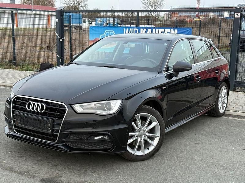Schwarz Gebraucht 2015 Audi A3 S-Line Limousine | 10.999 € (Guter Preis) - Bild 1/4