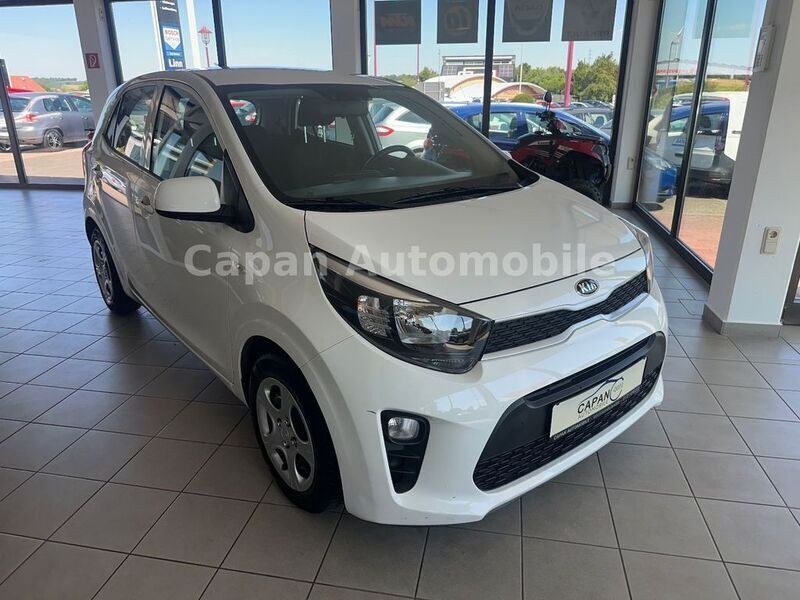 Weiß Gebraucht 2018 Kia Picanto Edition 7 Kleinwagen | 8.700 € (Fairer Preis) - Bild 1/4