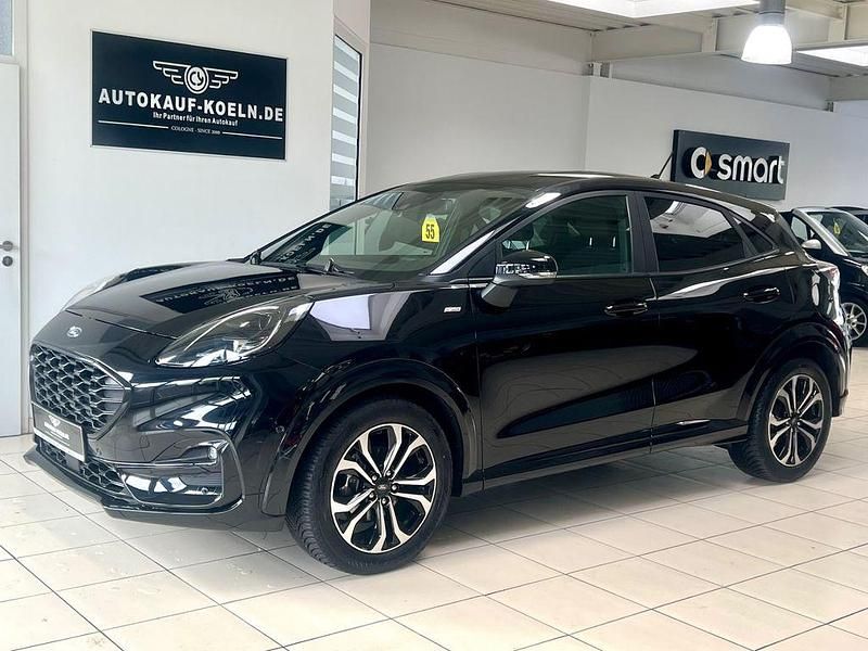 Obsidianschwarz metallic Gebraucht 2023 Ford Puma Gen-E ST-Line SUV | 22.990 € - Bild 1/4