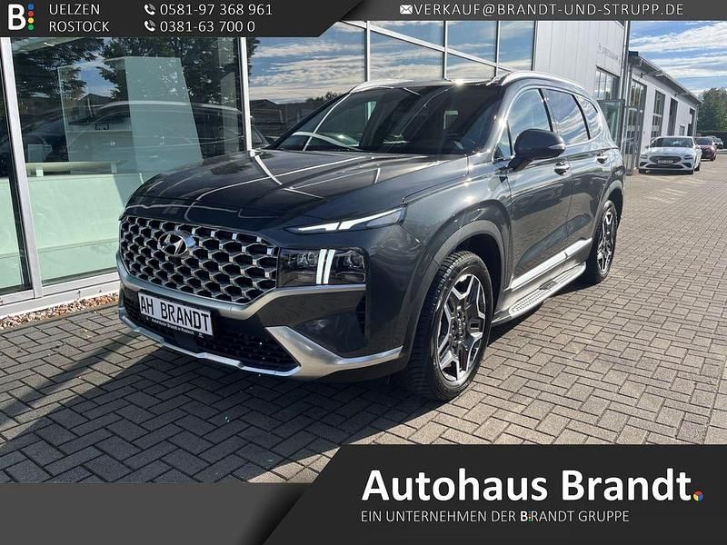 Grün Gebraucht 2021 Hyundai Santa Fe Prime SUV | 33.990 € (Guter Preis) - Bild 1/4