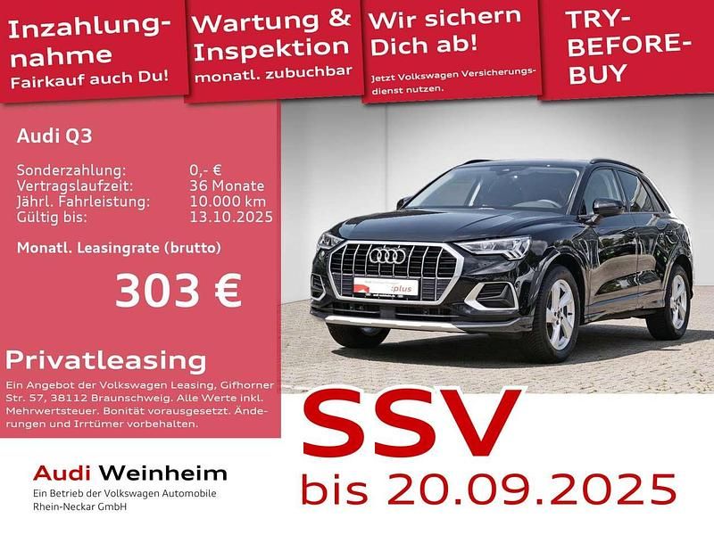 Mythosschwarz metallic Gebraucht 2024 Audi Q3 Advanced SUV | 36.492 € (Fairer Preis) - Bild 1/2