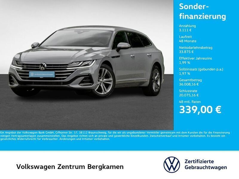 Grau Gebraucht 2023 VW Arteon R-line Limousine | 36.986 € (Etwas zu teuer) - Bild 1/3