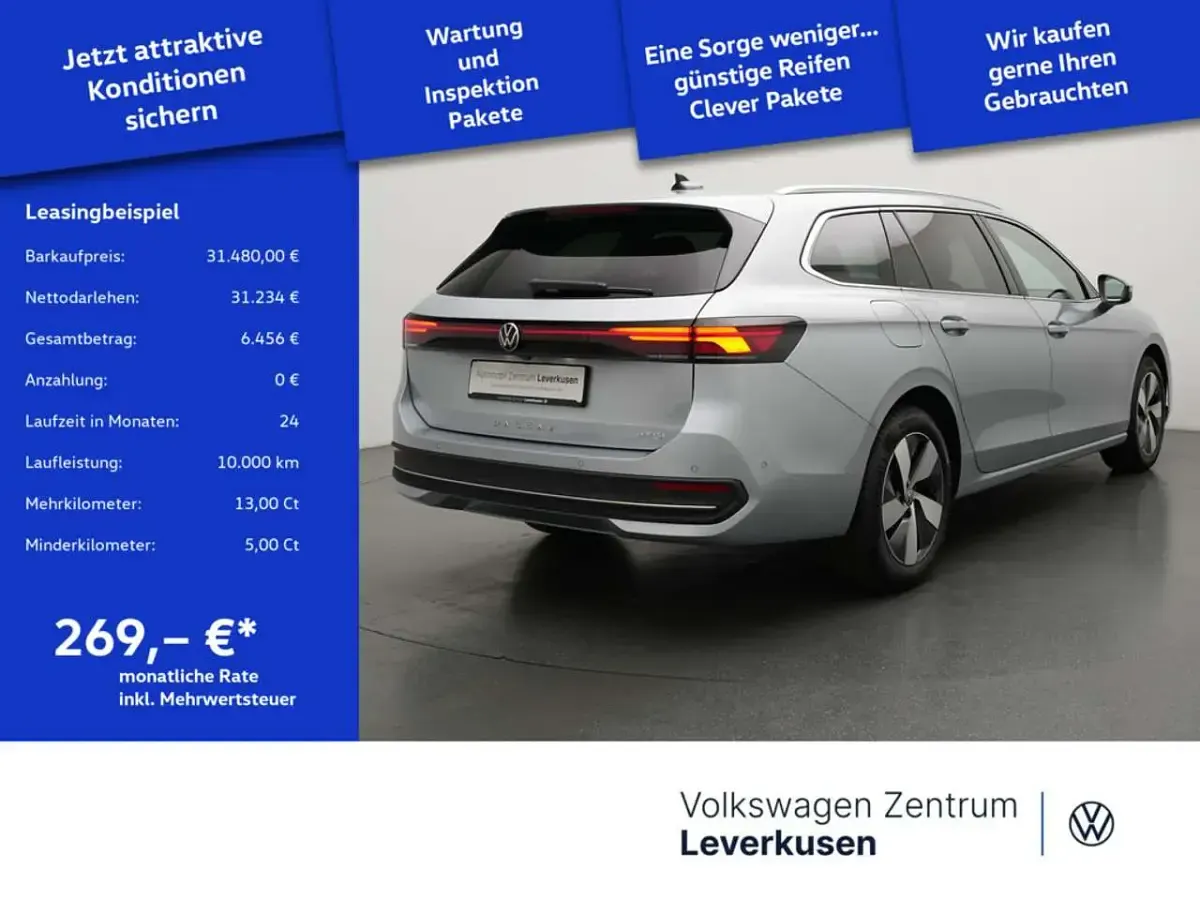 Gebraucht VW Passat Business 150 PS (110 kW) 2025 Silber Kombi