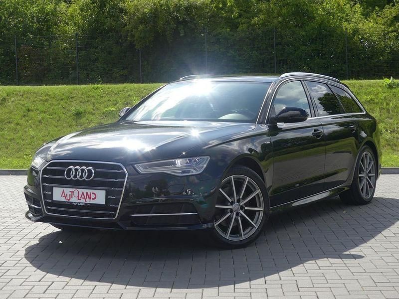 Schwarz Gebraucht 2017 Audi A6 S-Line Kombi | 25.950 € (Teuer) - Bild 1/4