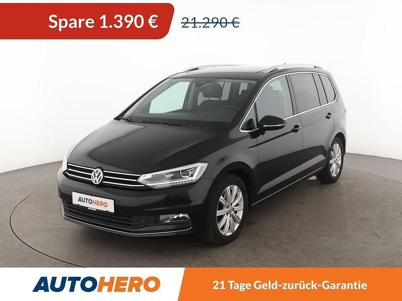 Schwarz Gebraucht 2016 VW Touran Highline Van / Kleinbus | 19.900 € (Guter Preis) - Bild 1/3
