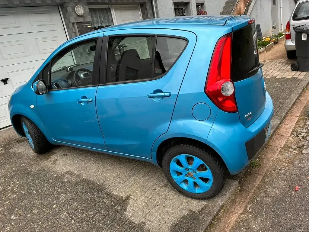 Gebraucht Opel Agila Edition 86 PS (63 kW) 2009 Blau Kleinwagen