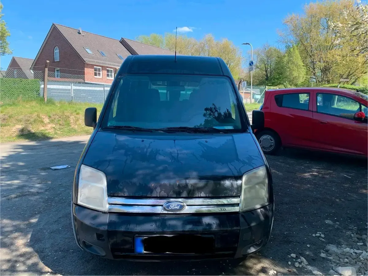 Second-hand Ford Transit Connect 110 CP (80 kW) 2008 Negru Monovolum