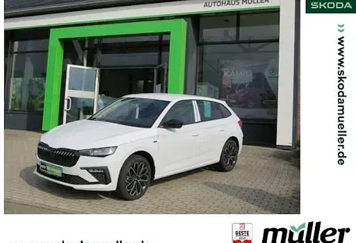 Neu Skoda Scala Tour 116 PS (85 kW) 2025 Weiß (moonweiss metallic) Kleinwagen