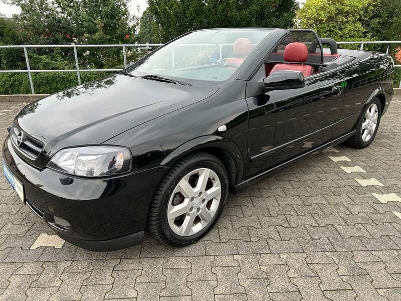 Schwarz metallic Gebraucht 2002 Opel Astra Cabriolet Cabrio | 5.400 € (Teuer) - Bild 1/4
