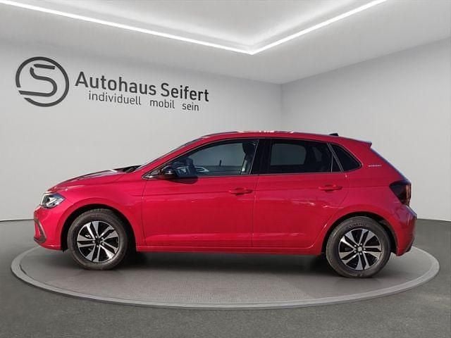 Nowe VW Polo 95 KM (69 kW) 2025 Czerwony Sedan/Limuzyna