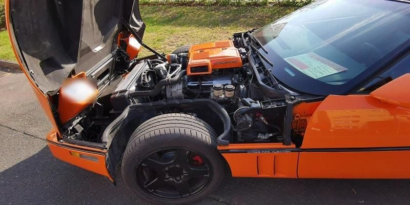 Gebraucht Chevrolet Corvette C4 240 PS (176 kW) 1984 Orange Cabrio