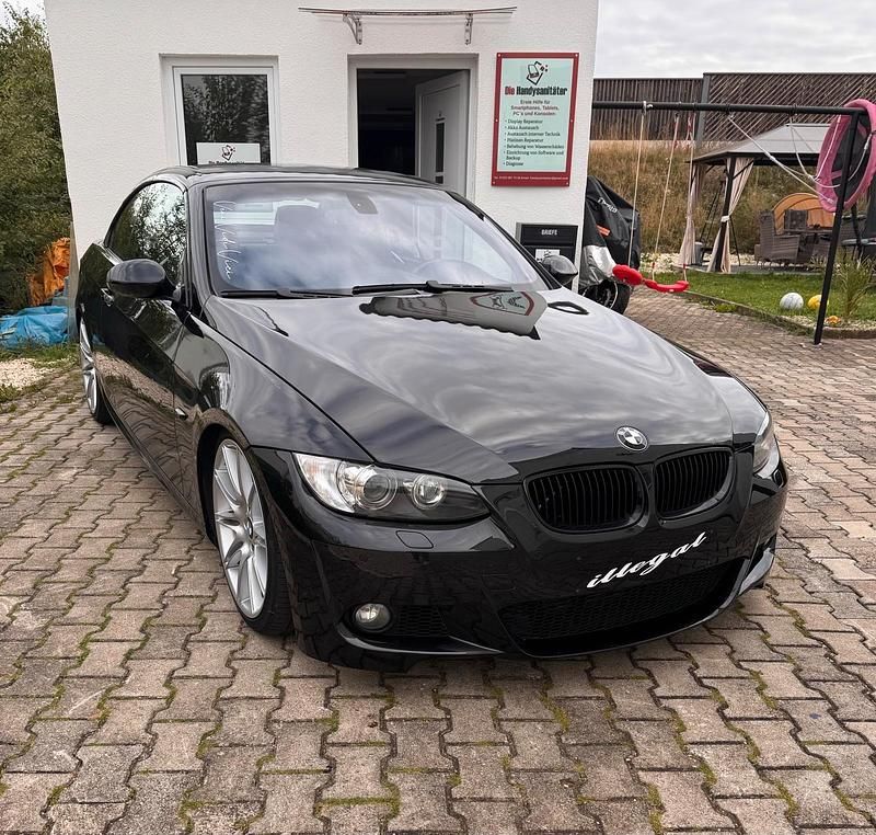 Schwarz Gebraucht 2008 BMW 335 Cabriolet Cabrio | 9.999 € (Superpreis) - Bild 1/4
