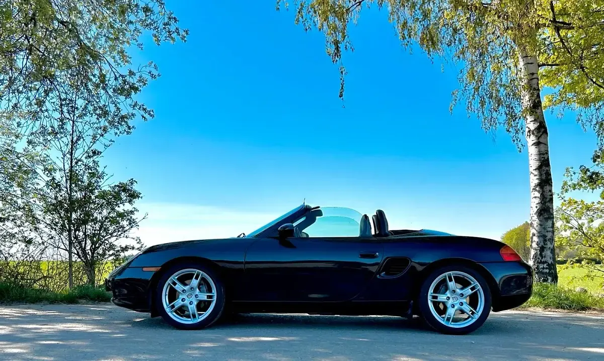 Gebraucht Porsche Boxster 205 PS (150 kW) 1998 Blau Cabrio
