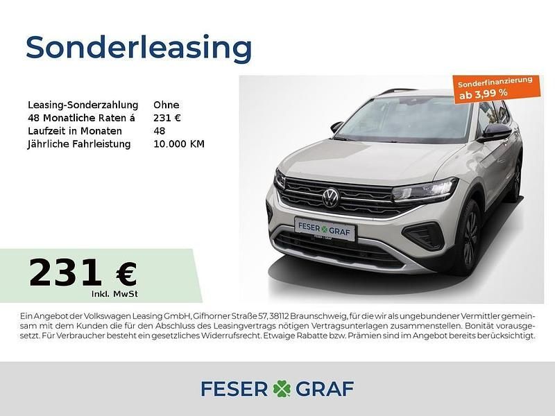 Ascotgrau Gebraucht 2025 VW T-Cross Goal SUV | 21.950 € (Superpreis) - Bild 1/4