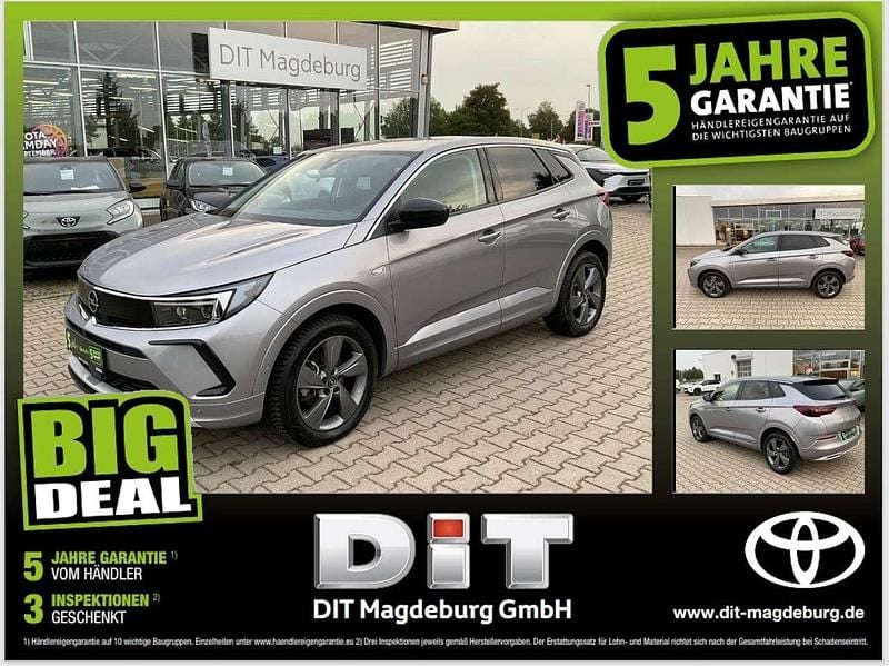 Quarz silber/ kontrast grau Gebraucht 2024 Opel Grandland X Elegance SUV | 18.990 € (Superpreis) - Bild 1/4