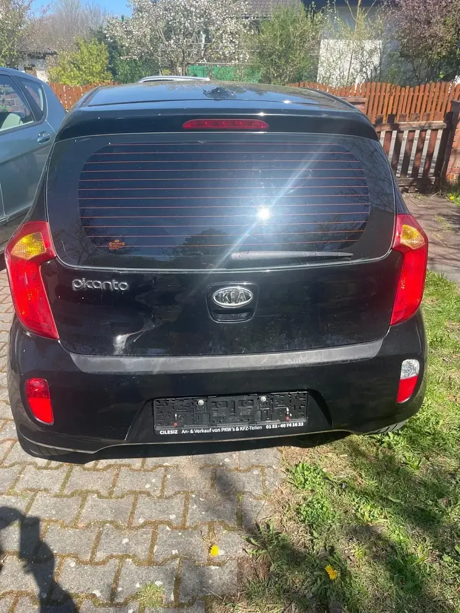Brugt Kia Picanto 70 HK (51 kW) 2012 Sort Hatchback