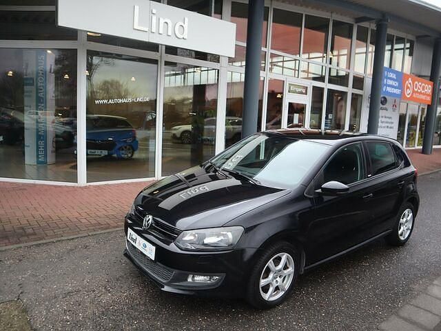 Gebraucht VW Polo Style 69 PS (50 kW) 2011 Schwarz Kleinwagen