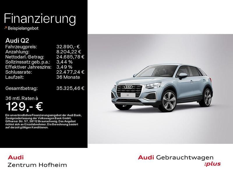 Pfeilgrau perleffekt Gebraucht 2024 Audi Q2 Advanced Plus SUV | 32.890 € (Fairer Preis) - Bild 1/3