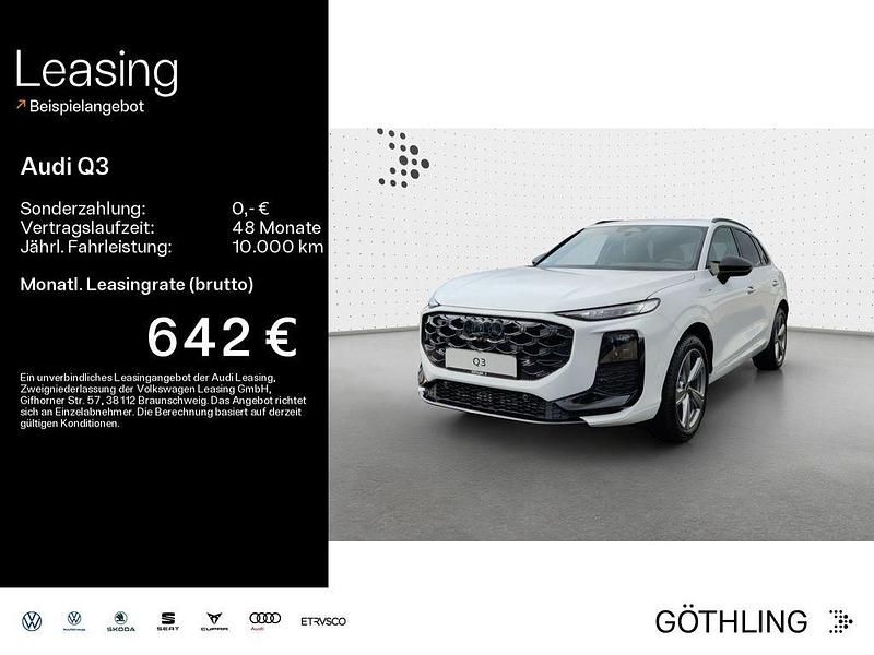 Gletscherweiß metallic Gebraucht 2025 Audi Q3 Ambiente SUV | 50.990 € - Bild 1/4